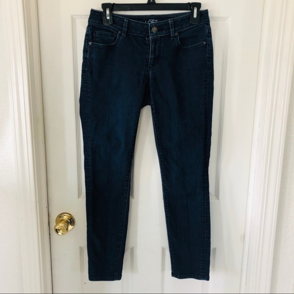 Ann Taylor loft curvy skinny denim cotton stretch jeans Size 26 /2P
